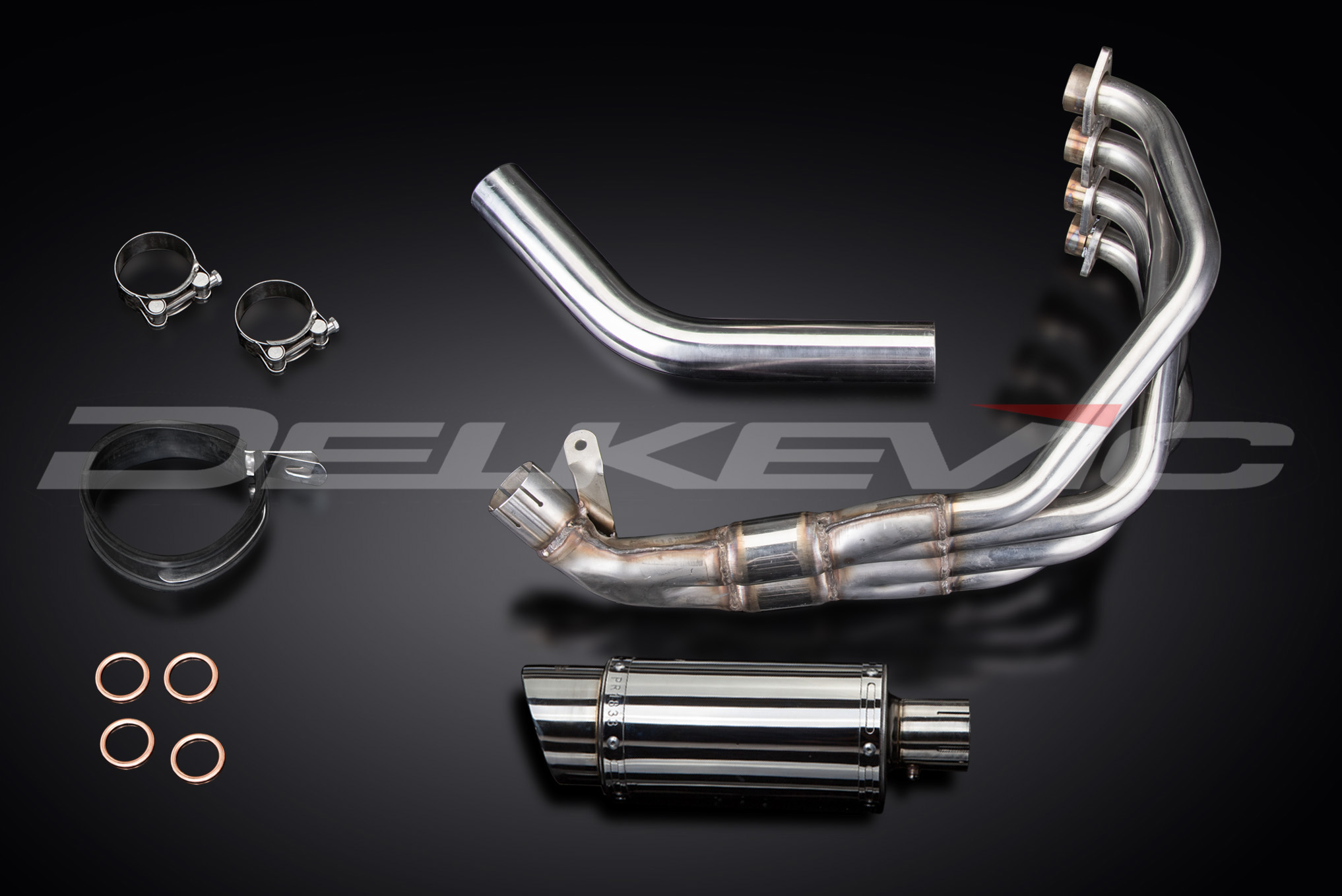 HONDA CBR900RR FIREBLADE 1992-99 EXHAUST SYSTEM 200mm STAINLESS ...