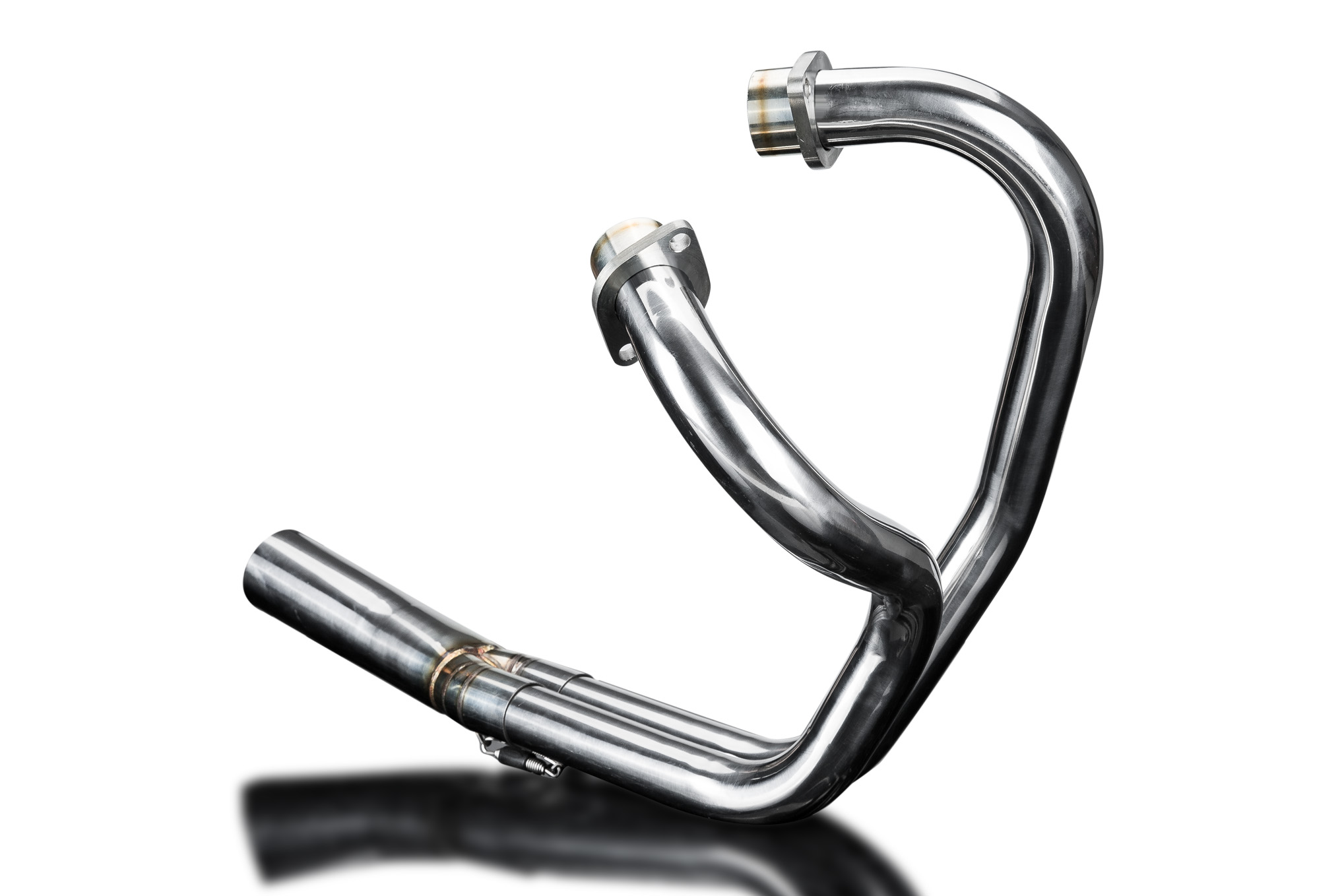 YAMAHA XS650 B/SE 74-85 STAINLESS STEEL 2-1 EXHAUST DOWNPIPES ...