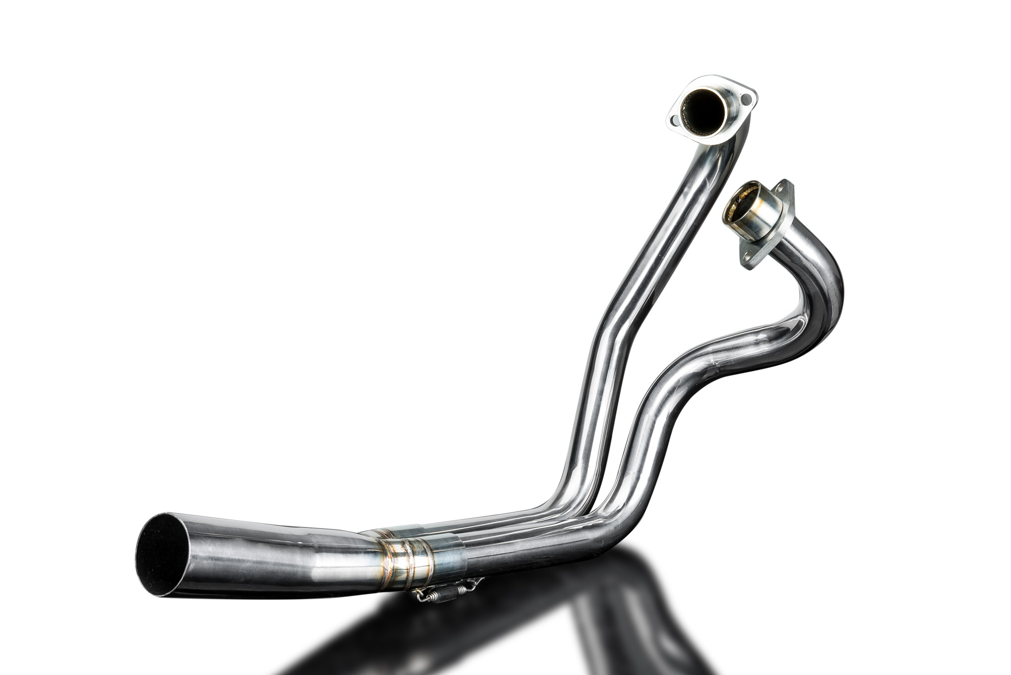 YAMAHA XS650 B/SE 74-85 STAINLESS STEEL 2-1 EXHAUST DOWNPIPES ...