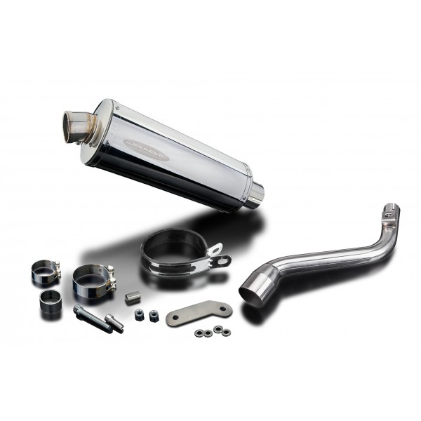 HONDA CRF250 L/M 2012-2016 350mm OVAL STAINLESS BSAU SILENCER EXHAUST KIT 