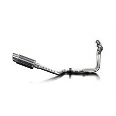 Suzuki 800DE V-Strom 2023-2025 Full Exhaust 2-1 200mm Round Carbon Silencer