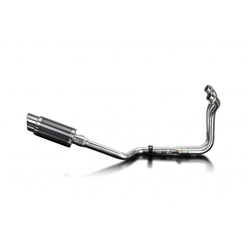 Suzuki 800DE V-Strom 2023-2025 Full Exhaust 2-1 200mm Round Carbon Silencer