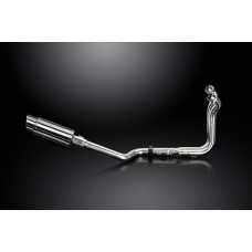 Suzuki 800DE V-Strom 2023-2025 Full Exhaust 2-1 200mm Round Stainless Silencer