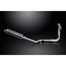 Suzuki 800DE V-Strom 2023-2025 Full Exhaust 2-1 350mm Oval Carbon Silencer