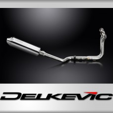 Suzuki 800DE V-Strom 2023-2025 Full Exhaust 2-1 320mm TriOval Stainless Silencer