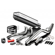 Suzuki 800DE V-Strom 2023-2025 Full Exhaust 2-1 320mm TriOval Stainless Silencer