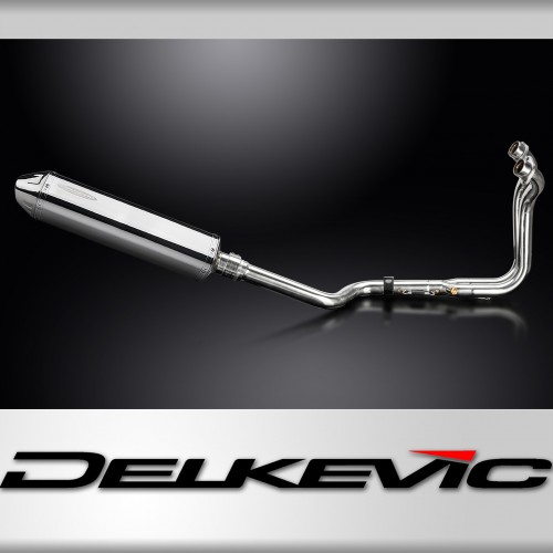 Suzuki 800DE V-Strom 2023-2025 Full Exhaust 2-1 420mm TriOval Stainless Silencer