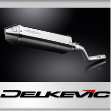 Suzuki DR350 1990-1999 320mm Tri-Oval Stainless Exhaust Silencer Can Kit