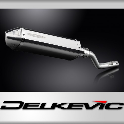 Suzuki DR350 1990-1999 320mm Tri-Oval Stainless Exhaust Silencer Can Kit