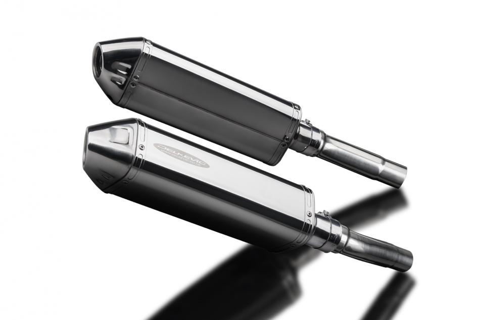 DUCATI MONSTER 620-695-800 02-08 320mm TRI STAINLESS BSAU SILENCER EXHAUST KIT