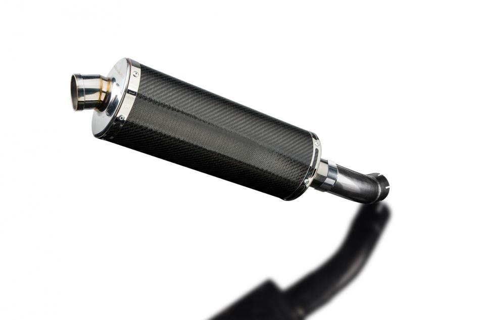 KAWASAKI Z900 2017-2019 350mm OVAL CARBON BSAU SILENCER EXHAUST KIT
