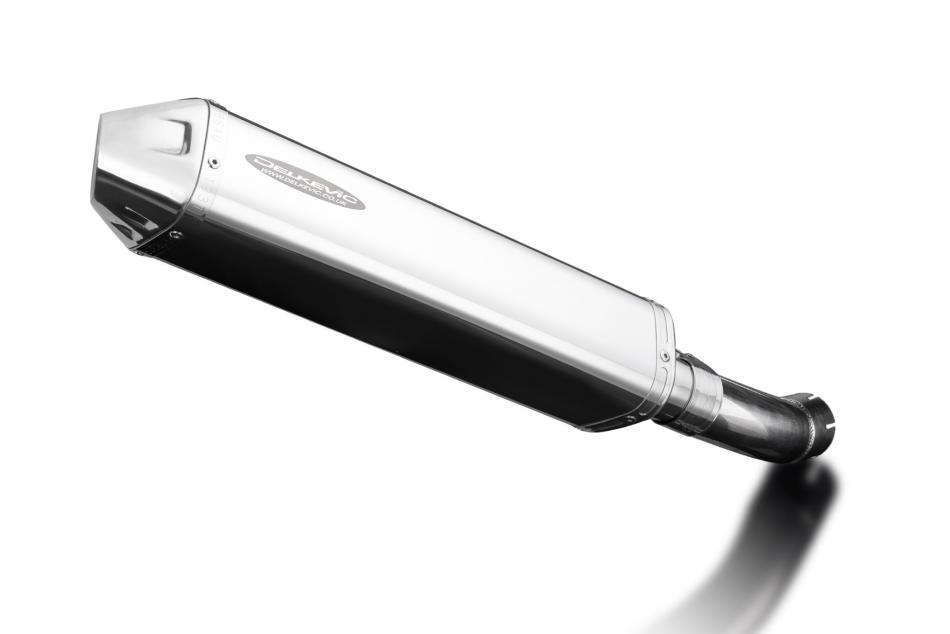 Kawasaki Z900 2017-2019 420mm Tri-Oval Stainless Exhaust Silencer Can Kit