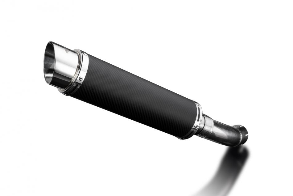 KAWASAKI Z900 2017-2019 350mm CARBON ROUND BSAU SILENCER EXHAUST KIT