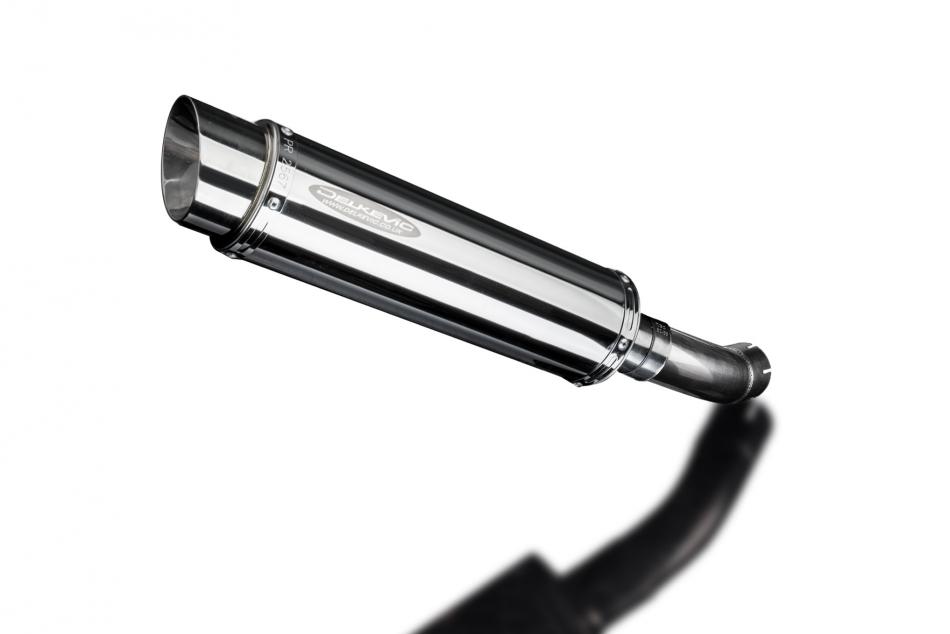 KAWASAKI Z900 2017-2019 350mm 350mm ROUND STAINLESS BSAU SILENCER EXHAUST KIT