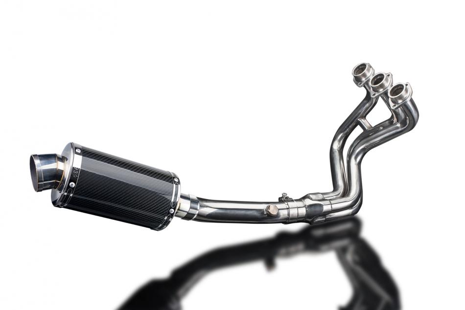 YAMAHA MT09 SPORT TRACKER 2014-2020 FULL EXHAUST 225mm CARBON OVAL SILENCER