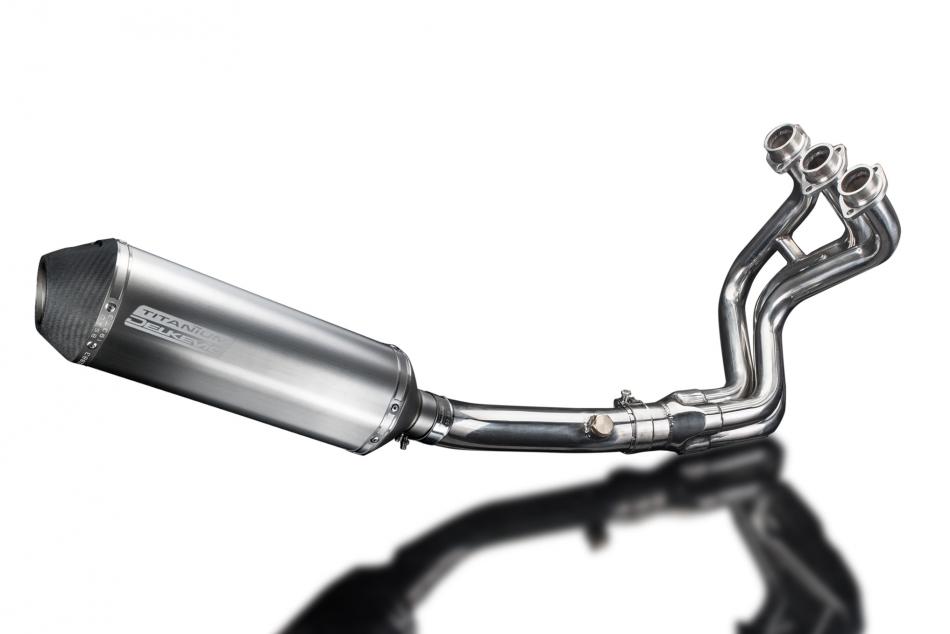 YAMAHA MT09 SPORT TRACKER 2014-2020 FULL EXHAUST 343mm TITANIUM XOVAL SILENCER