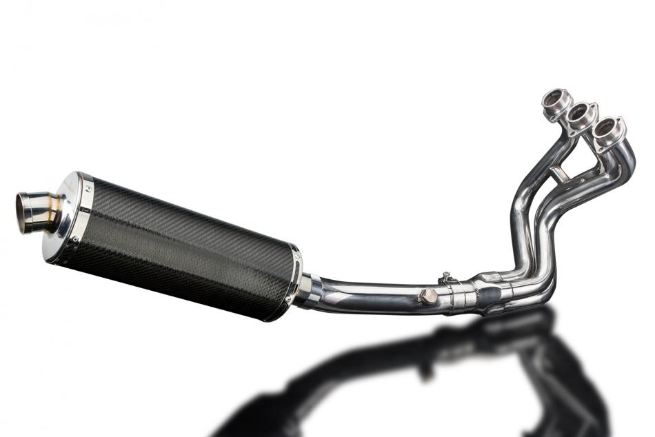 YAMAHA MT09 SPORT TRACKER 2014-2020 FULL EXHAUST 350mm CARBON OVAL SILENCER