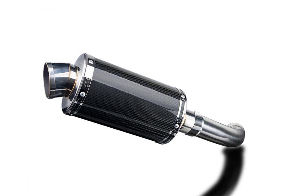 BMW F800S 2006-2011 225mm Oval Carbon Exhaust Silencer Can Kit