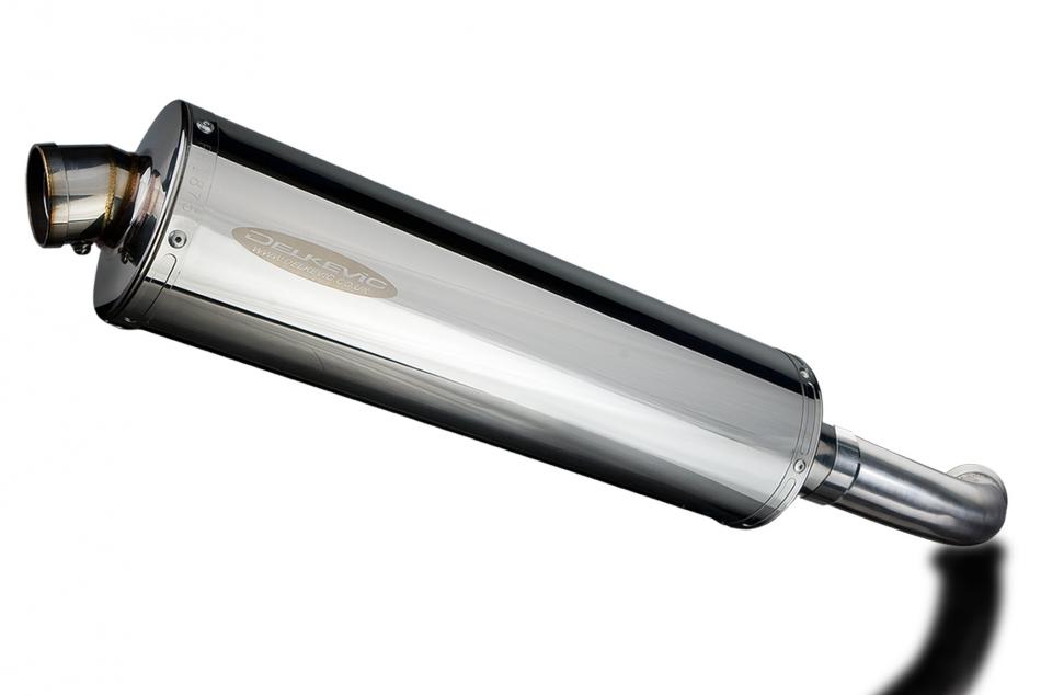 BMW F800S 2006-2011 450mm Oval Stainless Exhaust Silencer Can Kit