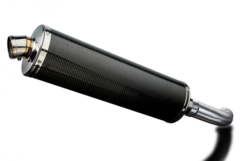 BMW F800S 2006-2011 450mm Oval Carbon Exhaust Silencer Can Kit