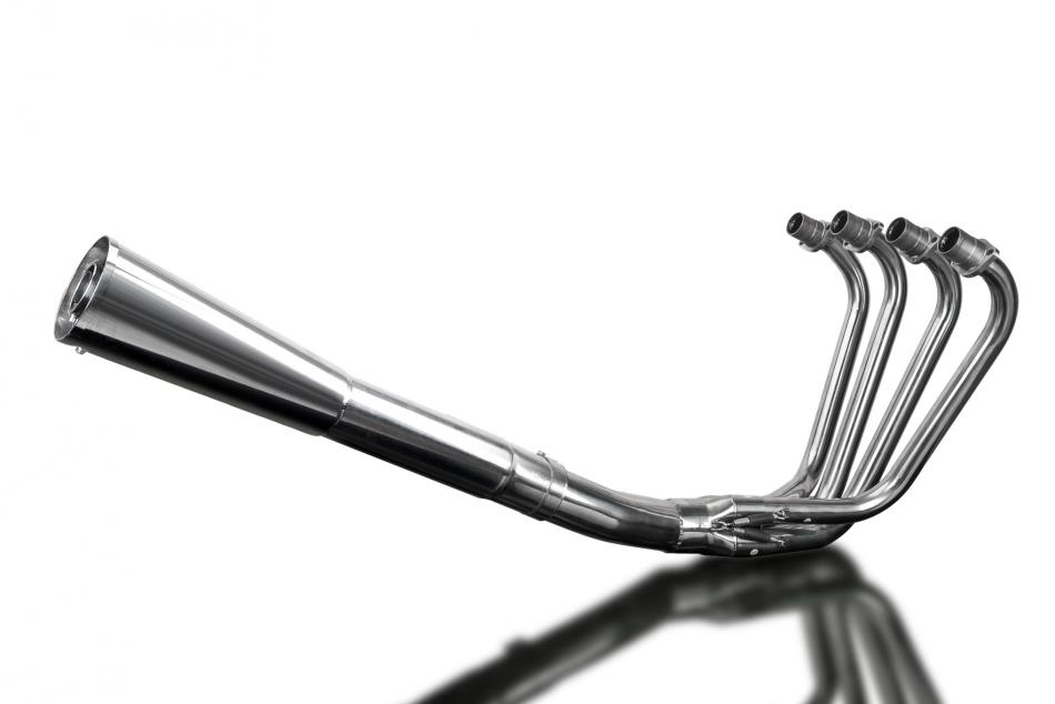 KAWASAKI GPZ750 UNI-TRACK 1982-1985 FULL 4-1 STAINLESS EXHAUST CLASSIC MEGAPHONE