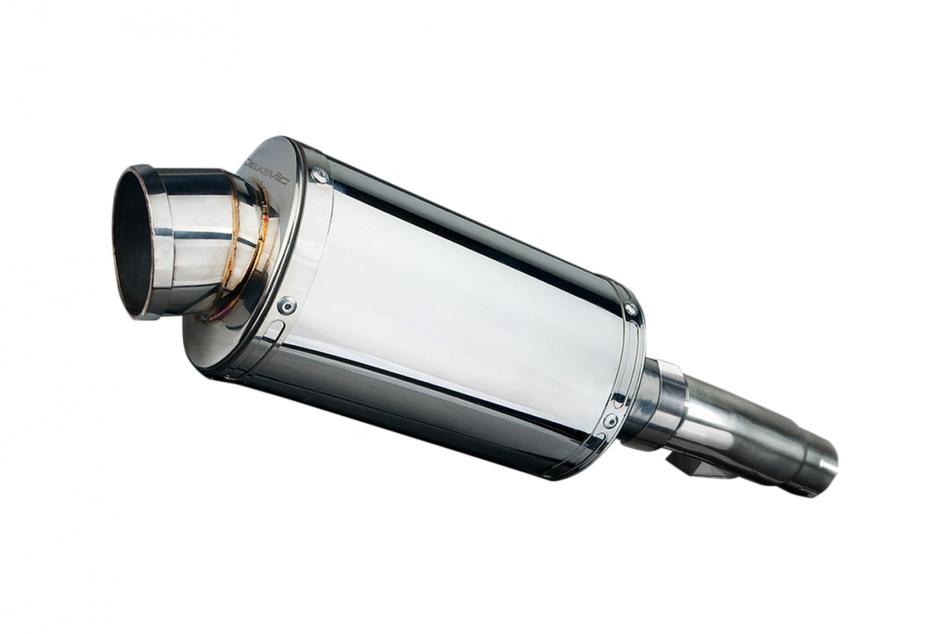 Honda NC750X 2016-2017 225mm Oval Stainless Exhaust Silencer Can Kit