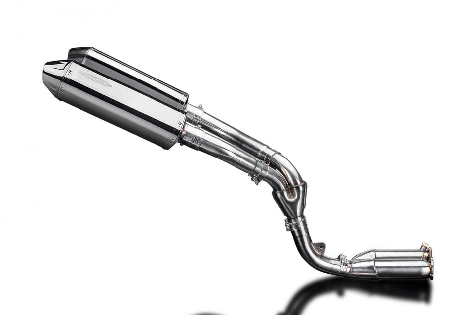 KAWASAKI ZX10R 2006-2007 DE-CAT 320mm TRI STAINLESS BSAU SILENCER EXHAUST KIT