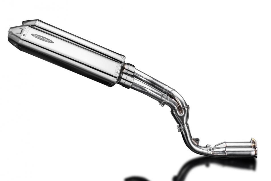 Kawasaki ZX10R Ninja 2006-2007 420mm Tri-Oval Stainless Exhaust Silencer Can Kit