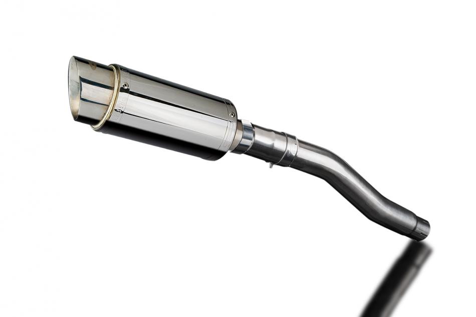 HONDA XRV750 AFRICA TWIN 93-03 200mm ROUND STAINLESS SILENCER EXHAUST KIT