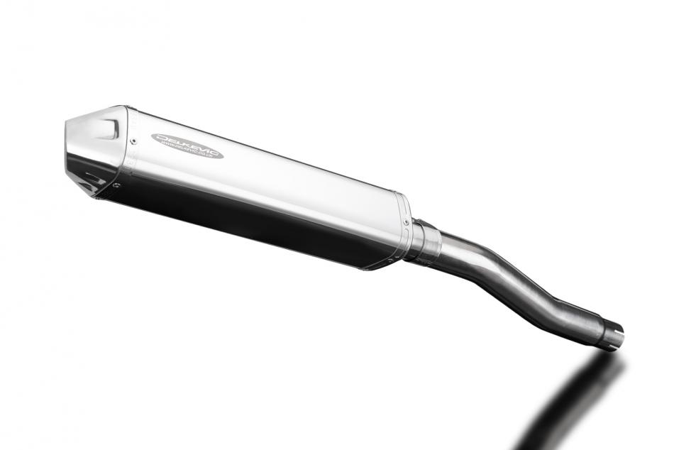 Honda XRV750 Africa Twin 1993-2003 420mm Tri-Oval Stainless Exhaust Silencer Kit