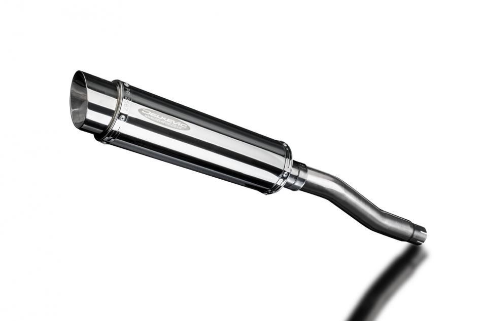 HONDA XRV750 AFRICA TWIN 93-03 350mm ROUND STAINLESS BSAU SILENCER EXHAUST KIT