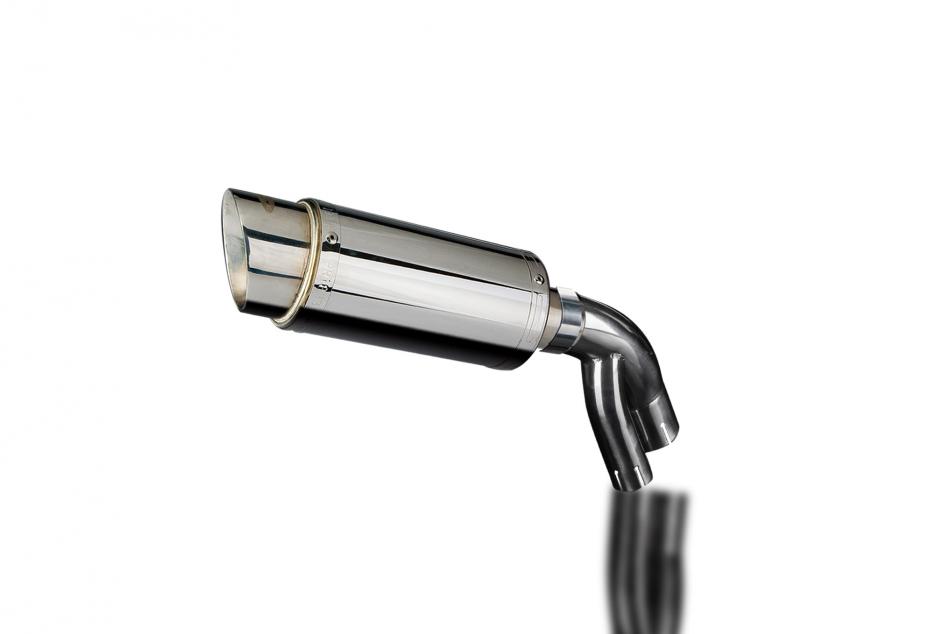 BMW S1000XR 2015-2018 200mm ROUND STAINLESS SILENCER EXHAUST KIT