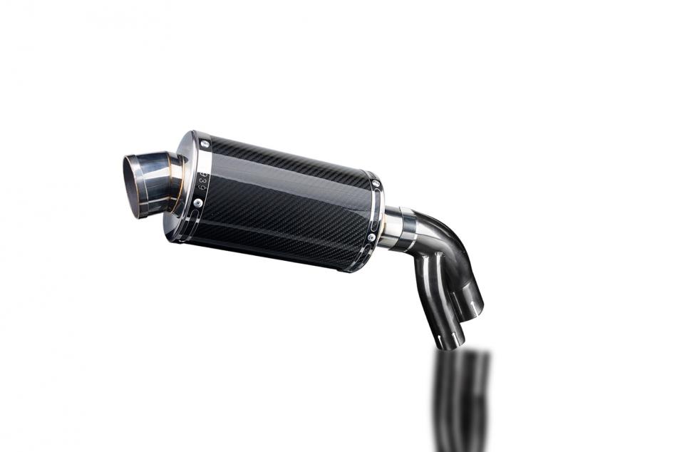 BMW S1000XR 2015-2018 225mm OVAL CARBON SILENCER EXHAUST KIT