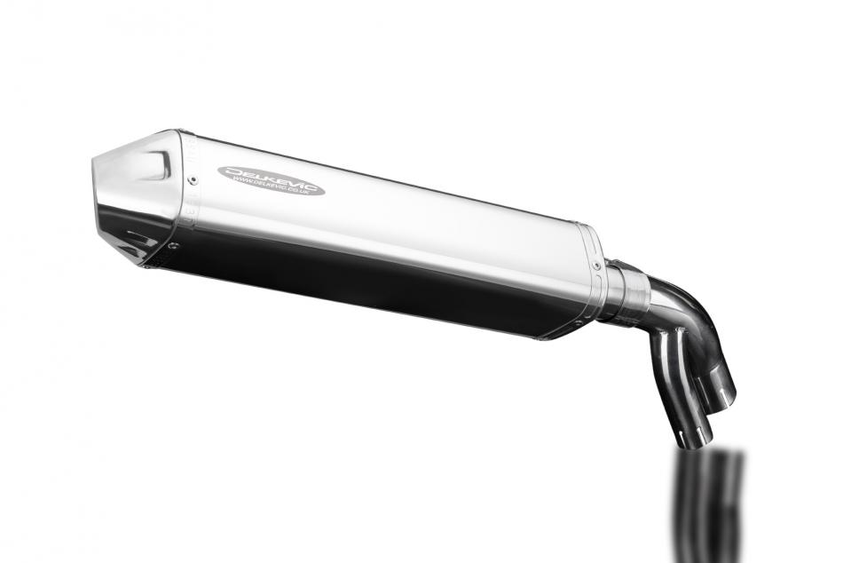 BMW S1000XR 2015-2018 420mm Tri-Oval Stainless Exhaust Silencer Can Kit