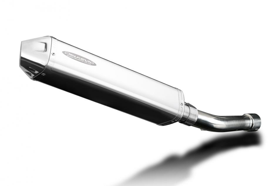 Yamaha FZ1 Fazer 2006-2015 420mm Tri-Oval Stainless Exhaust Silencer Can Kit