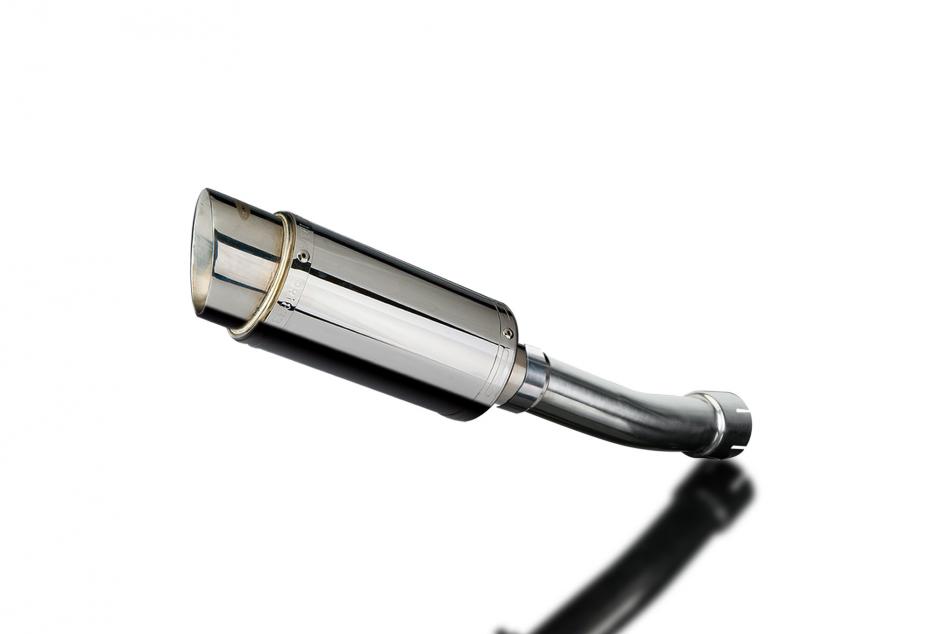 KAWASAKI ZX9R NINJA 1998-1999 200mm ROUND STAINLESS SILENCER EXHAUST KIT