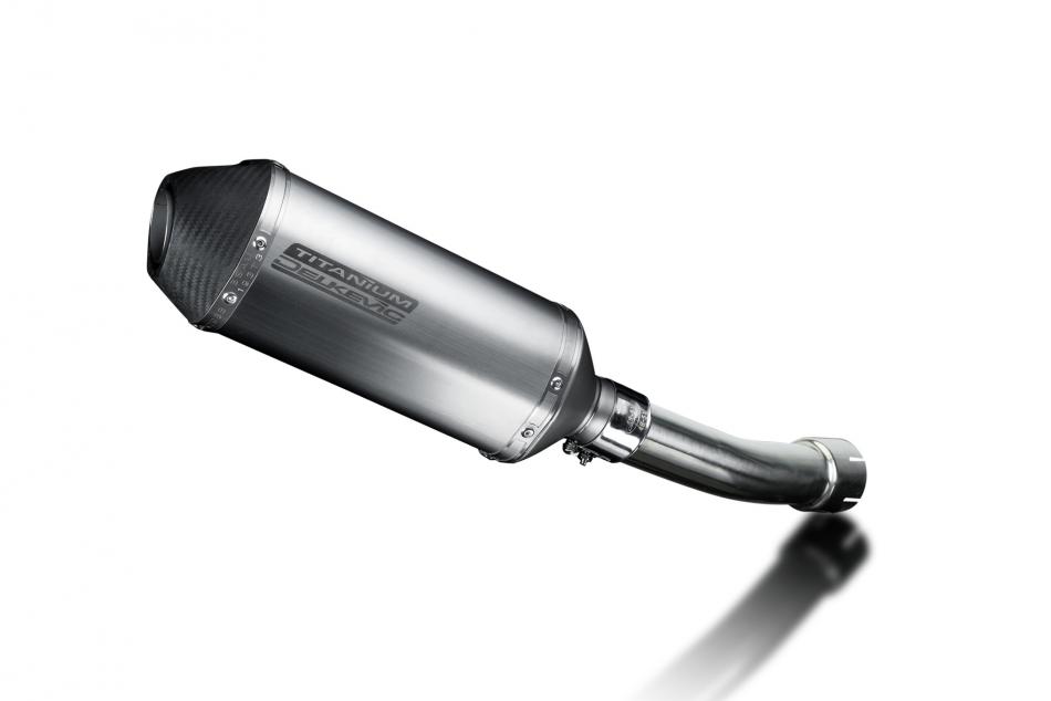 Kawasaki ZX9R Ninja 1998-1999 260mm X-Oval Titanium Exhaust Silencer Can Kit