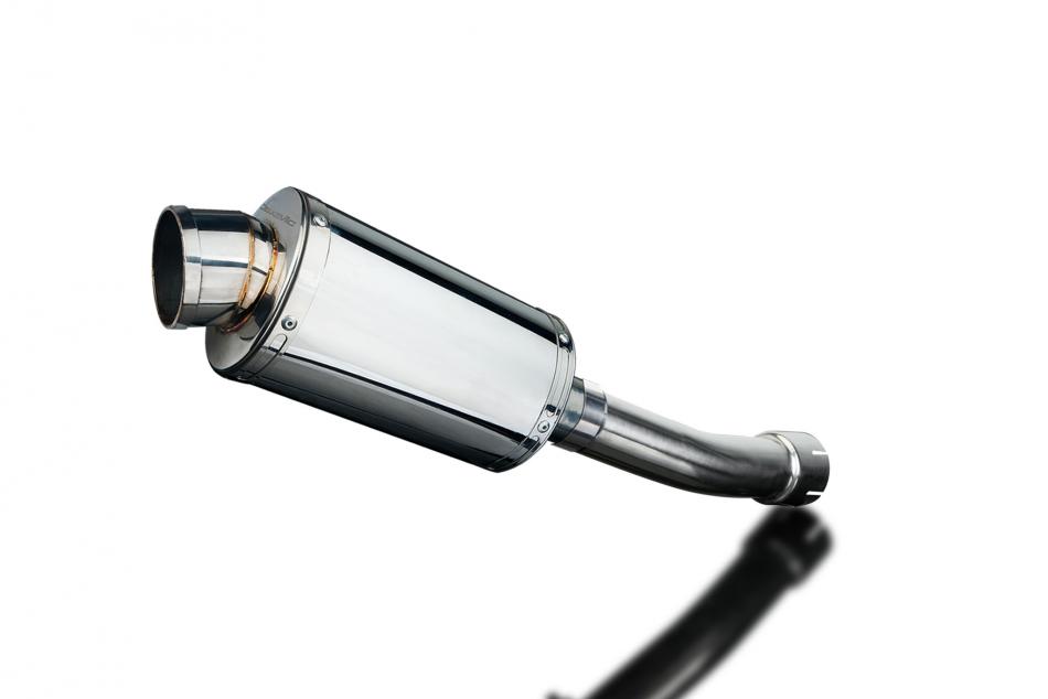 KAWASAKI ZX9R NINJA 1998-1999 225mm OVAL STAINLESS SILENCER EXHAUST KIT