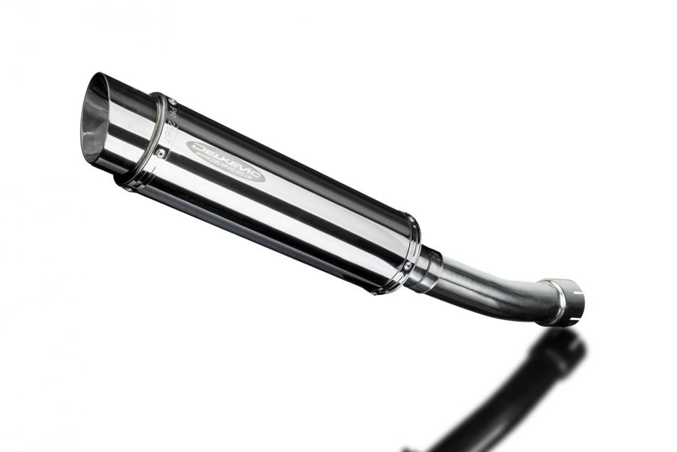 KAWASAKI ZX9R NINJA 1998-1999 350mm ROUND STAINLESS BSAU SILENCER EXHAUST KIT