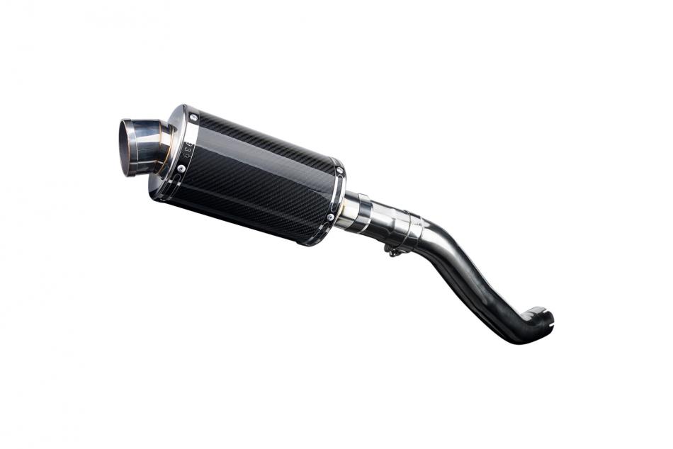 KAWASAKI Z750 2004-2006 225mm OVAL CARBON SILENCER EXHAUST KIT