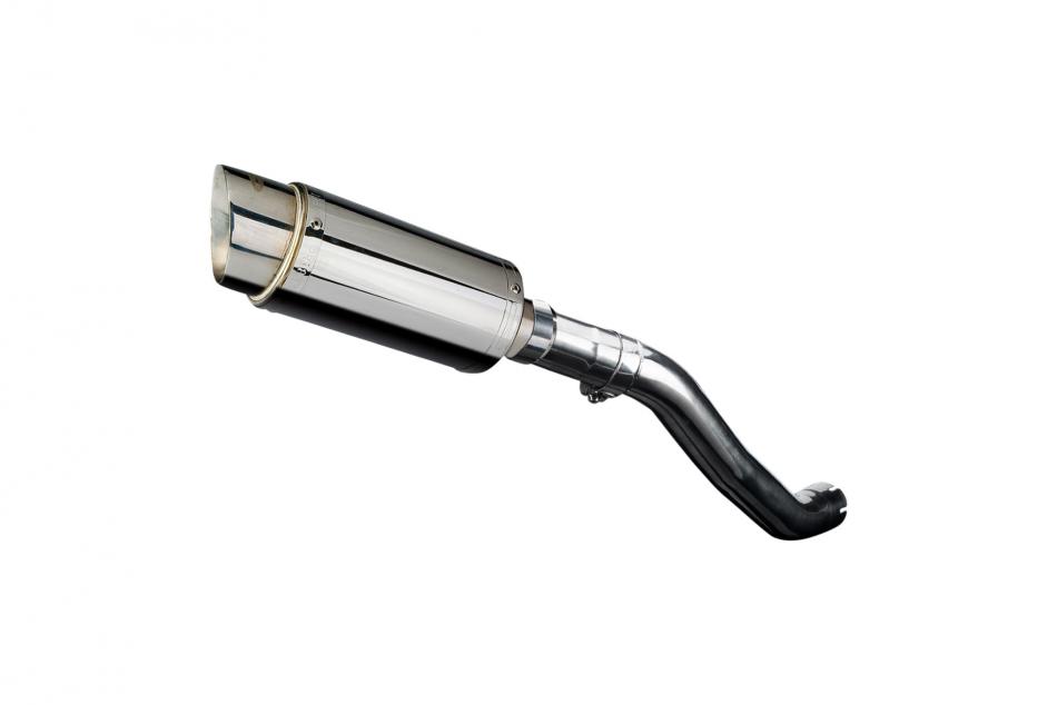 KAWASAKI Z750 2004-2006 200mm ROUND STAINLESS SILENCER EXHAUST KIT