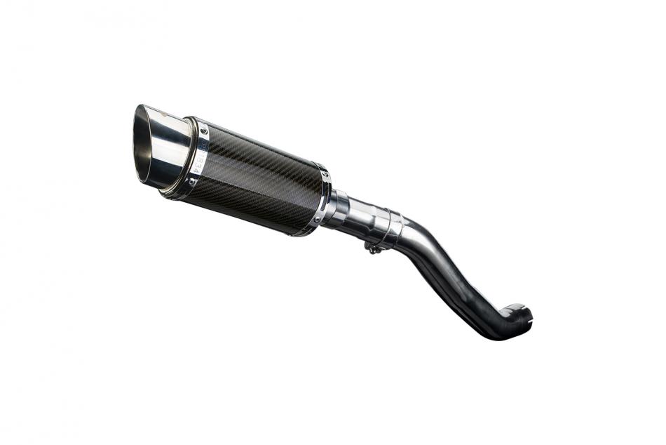 KAWASAKI Z750 2004-2006 200mm ROUND CARBON  SILENCER EXHAUST KIT