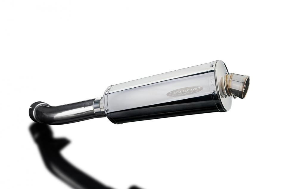 BMW R1200R R1200RT 2005-2009 350mm OVAL STAINLESS BSAU SILENCER EXHAUST KIT