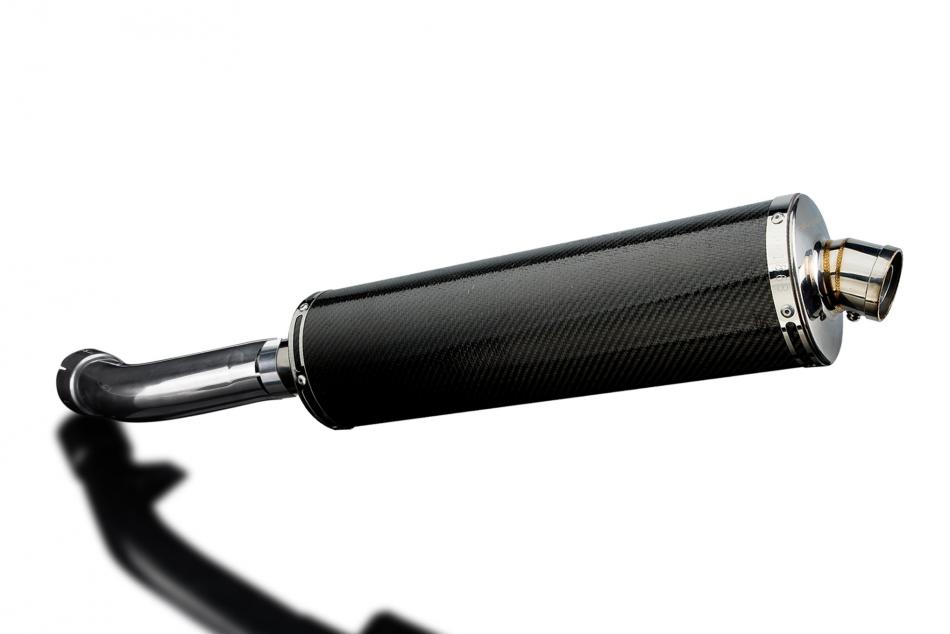 BMW R1200R R1200RT 2005-2009 450mm OVAL CARBON BSAU SILENCER EXHAUST KIT