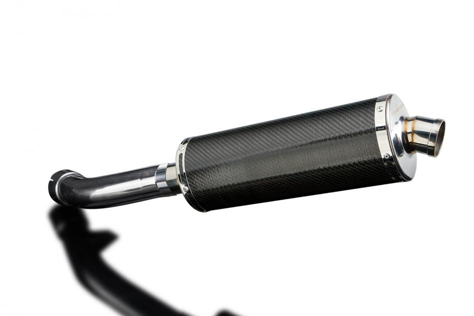 BMW R1200R R1200RT 2005-2009 350mm OVAL CARBON BSAU SILENCER EXHAUST KIT