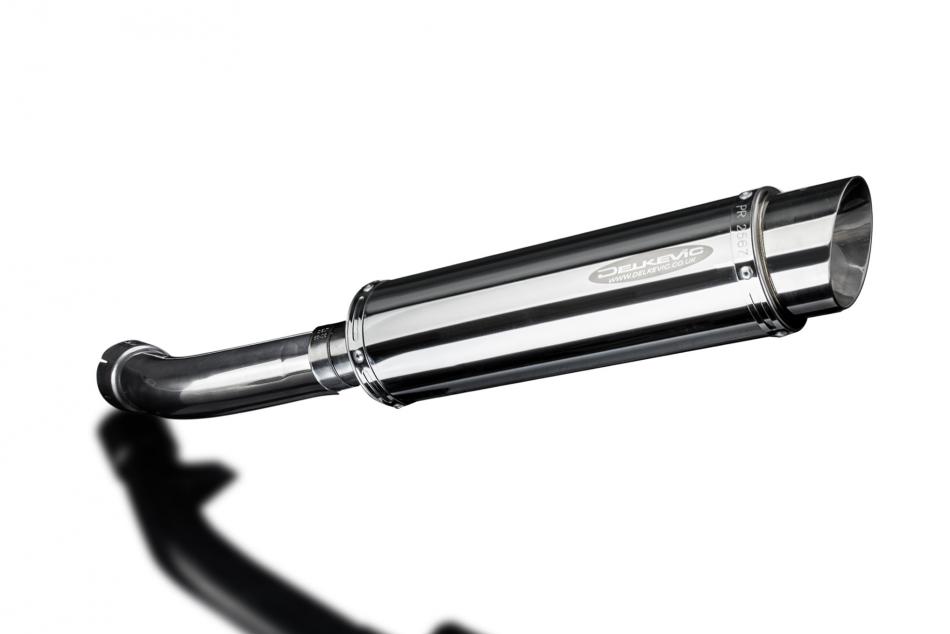 BMW R1200R R1200RT 2005-2009 350mm ROUND STAINLESS BSAU SILENCER EXHAUST KIT