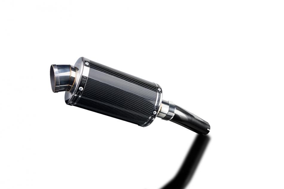 HONDA CBF1000F 2011-2016 225mm OVAL CARBON SILENCER EXHAUST KIT