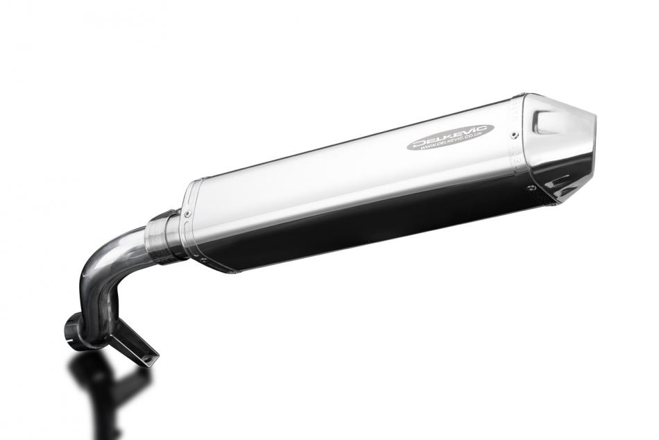 BMW R1200GS 2004-2007 420mm Tri-Oval Stainless Exhaust Silencer Can Kit