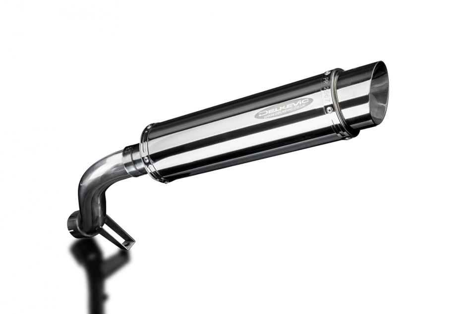 BMW R1200GS 2004-2007 350mm ROUND STAINLESS BSAU SILENCER EXHAUST KIT