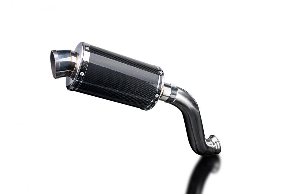 KTM 690 DUKE 2012-2018 225mm OVAL CARBON SILENCER EXHAUST KIT